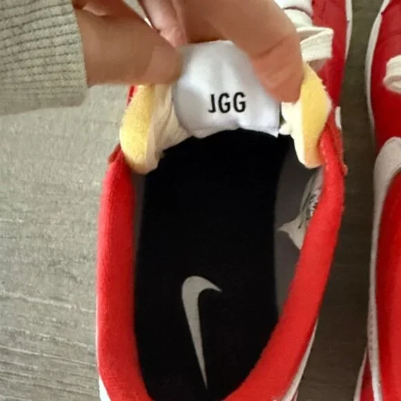 Nike Blazer Low Sneaker in Gym Red Leather Size 11.5 - Picture 5 of 7